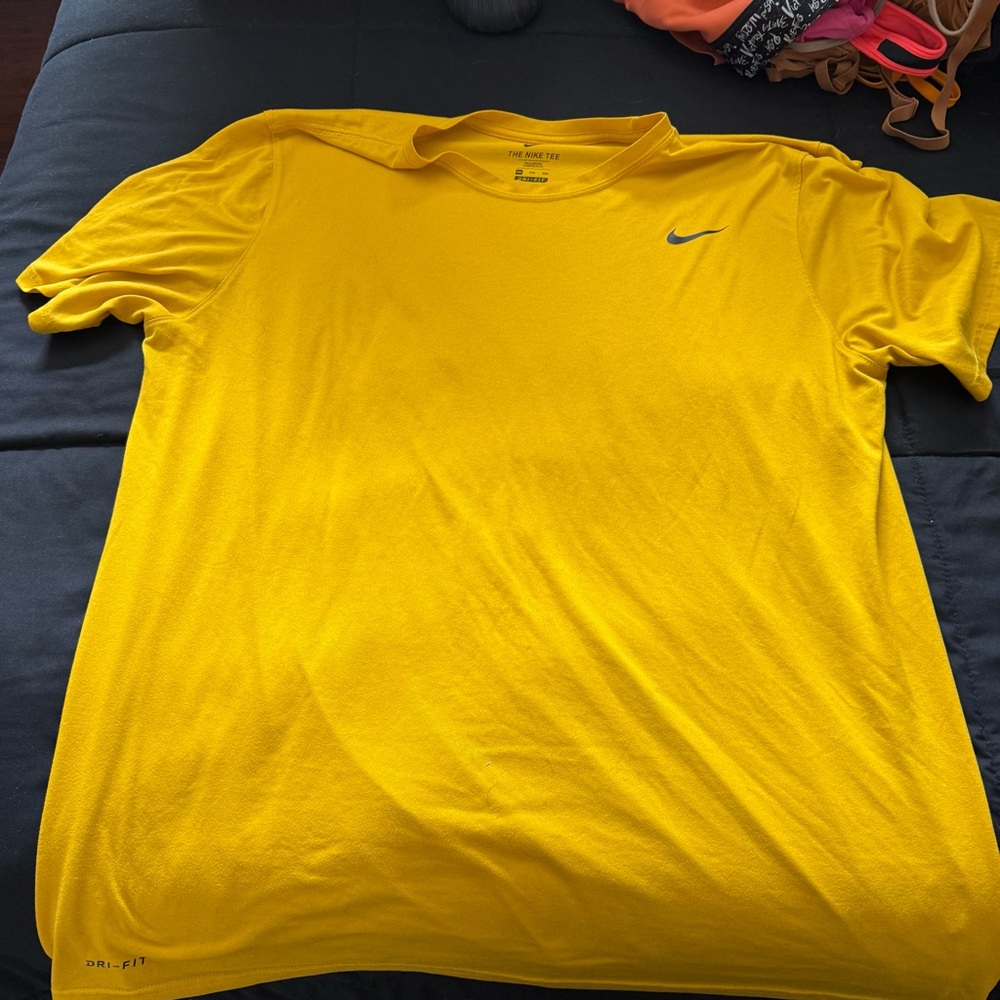 Nike Bright Yellow Dri-FIT Tee
